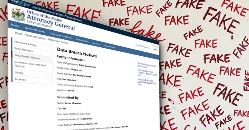 Maine forced to take down data breach portal after fake notices filed with authorities