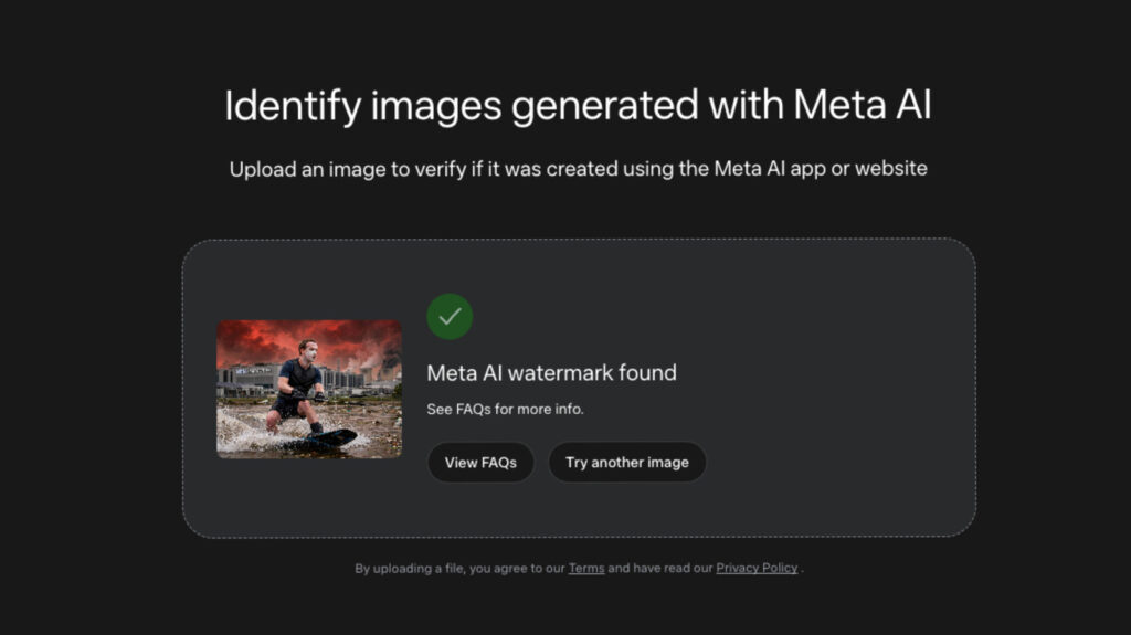 Meta Built An AI Detection Tool To ID Images And Video Created With Its New Models