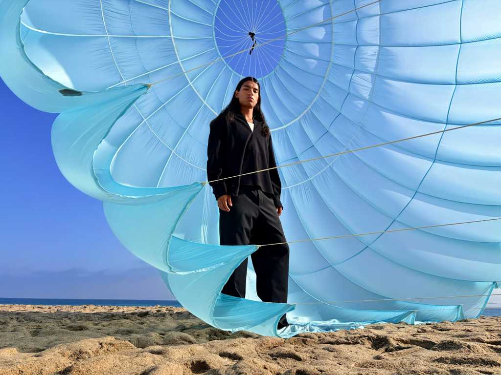 Man in a balloon